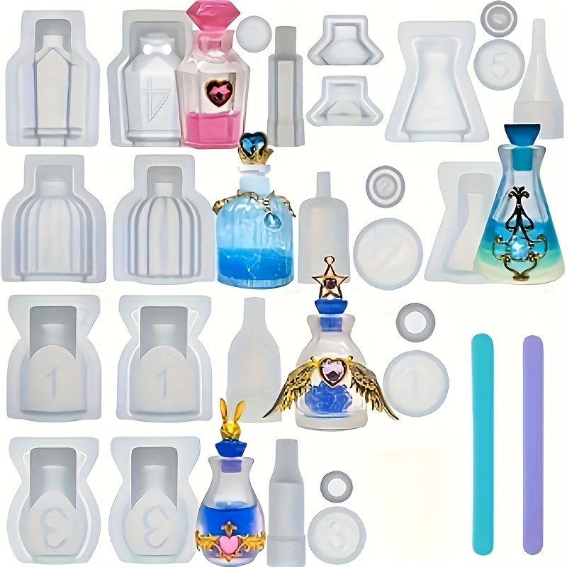 Resin Jewelry Kit - Een set van 5 hars-siliconenvormen voor