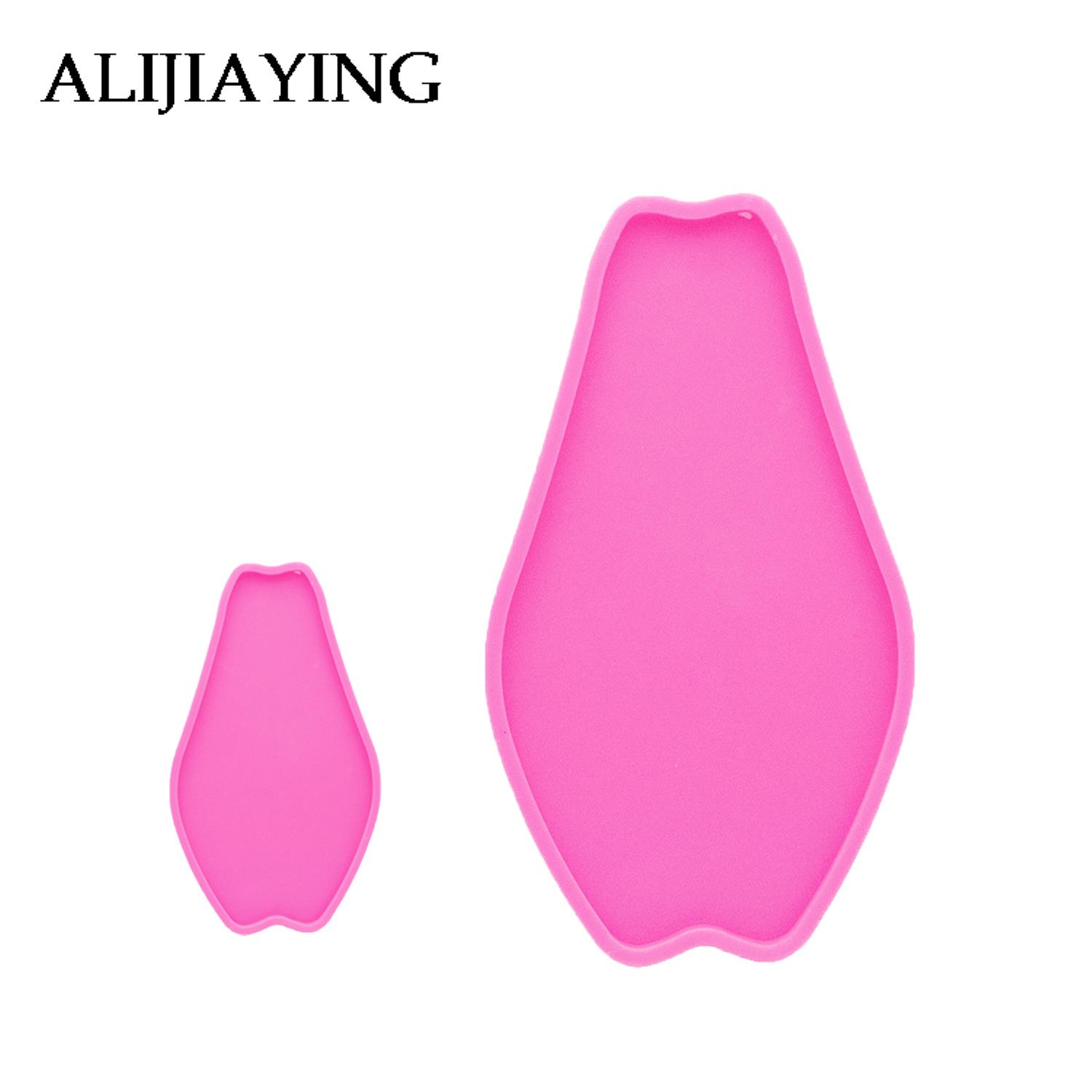 Geode Mold Silicone - DY1121 Glanzende Papaya/Granaatappel Geode Onderzetter Agaat