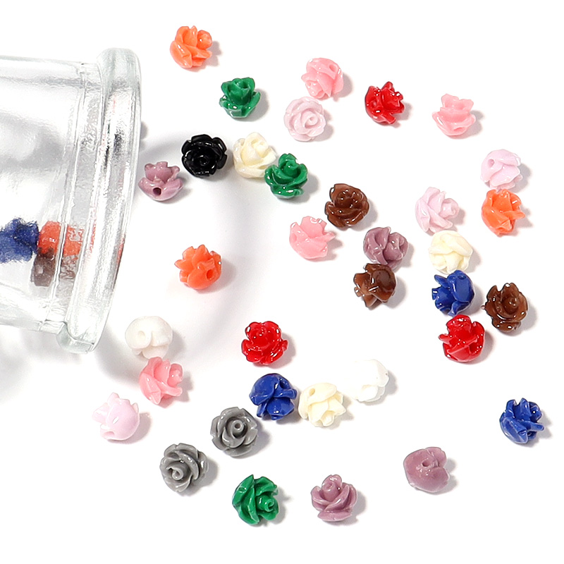 Flower Preservation Resin - 30 Stuks Hars Imitatie Koraal Bloem
