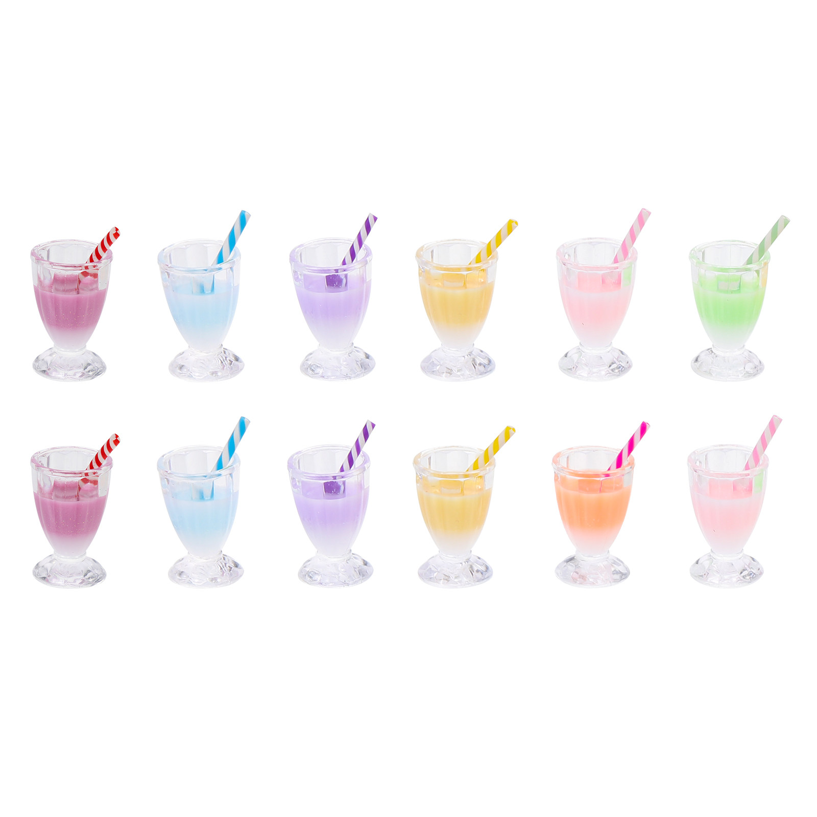 12 stuks melkthee-flesjesbedel - Resin Crafts Diy recensie en prijs
