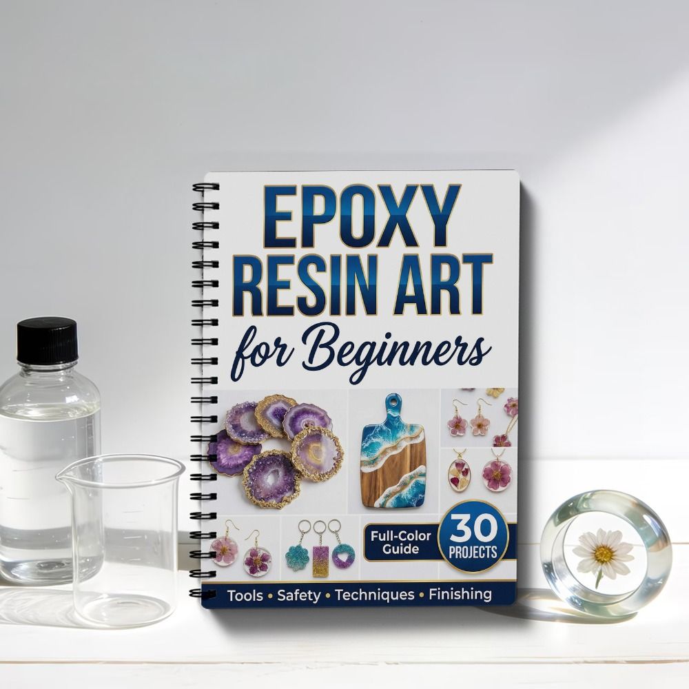 Stapsgewijs epoxyhars-kunsthan - Resin Craft For Beginners recensie en prijs
