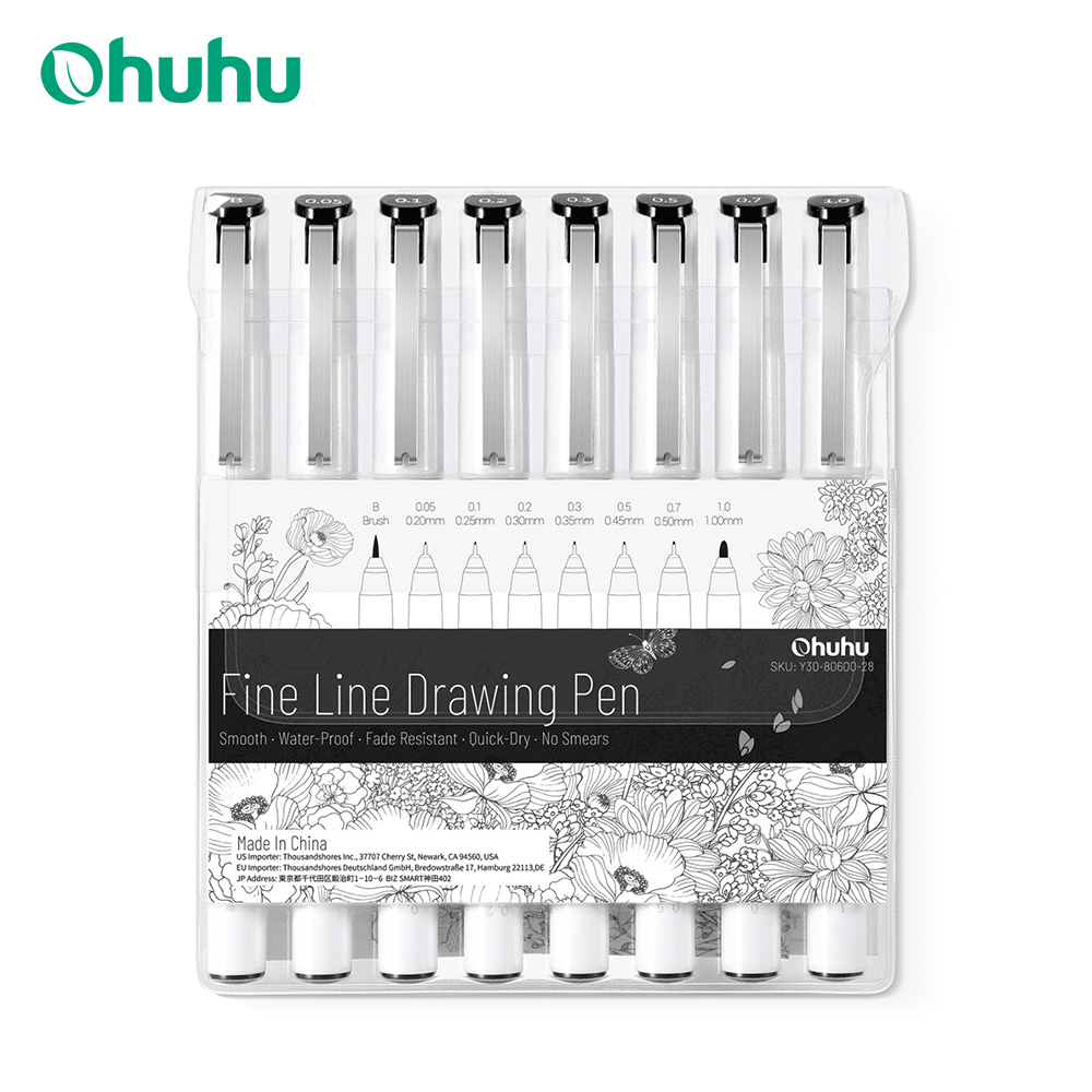 Ohuhu Micro Pen Fineliner Teke - Copic Marker Sketch recensie en prijs